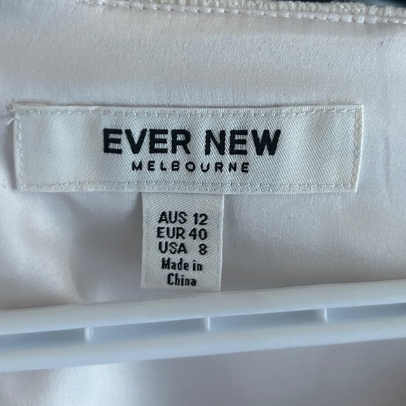 Ever New White Mini Dress 8 - Picture 4 of 4